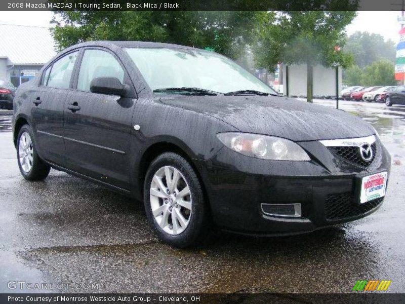 Black Mica / Black 2008 Mazda MAZDA3 i Touring Sedan