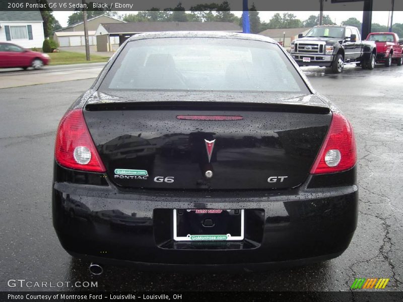 Black / Ebony 2006 Pontiac G6 V6 Sedan