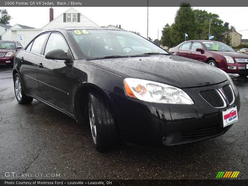 Black / Ebony 2006 Pontiac G6 V6 Sedan