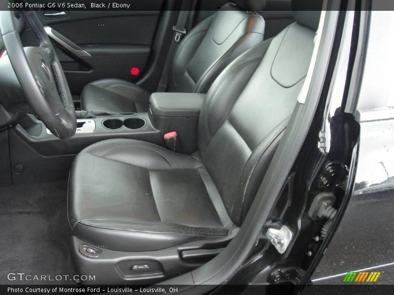 Black / Ebony 2006 Pontiac G6 V6 Sedan