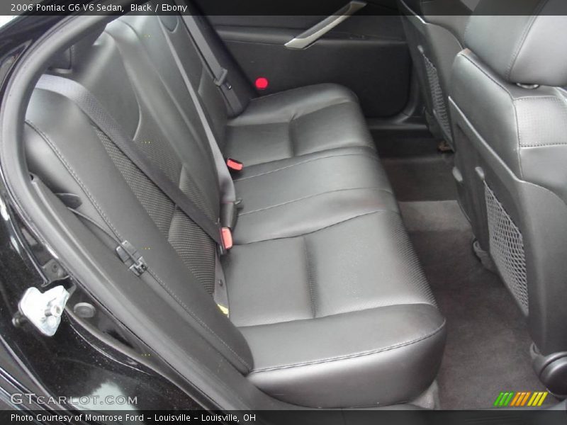 Black / Ebony 2006 Pontiac G6 V6 Sedan