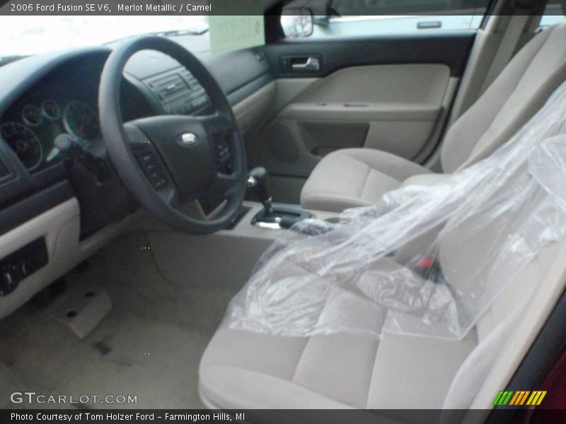 Merlot Metallic / Camel 2006 Ford Fusion SE V6