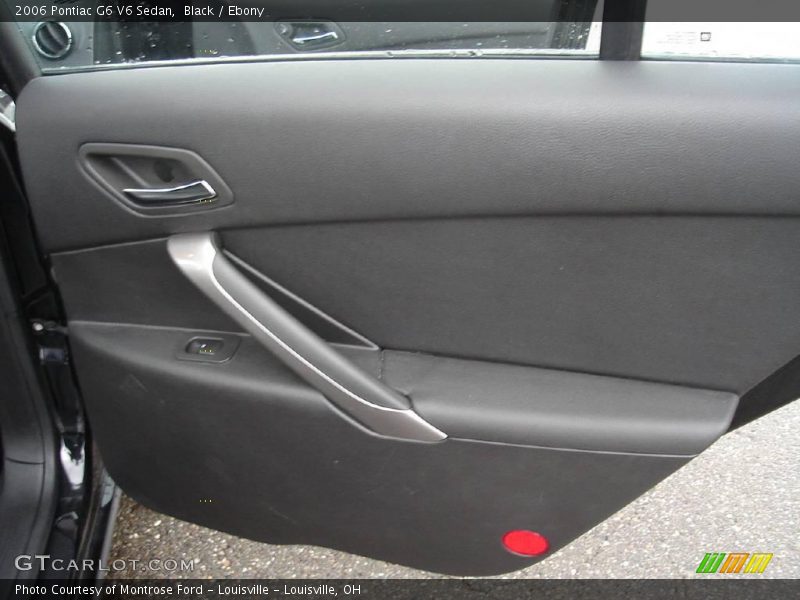 Black / Ebony 2006 Pontiac G6 V6 Sedan