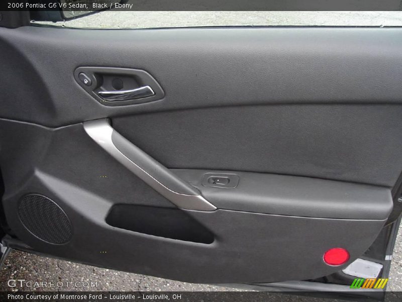 Black / Ebony 2006 Pontiac G6 V6 Sedan