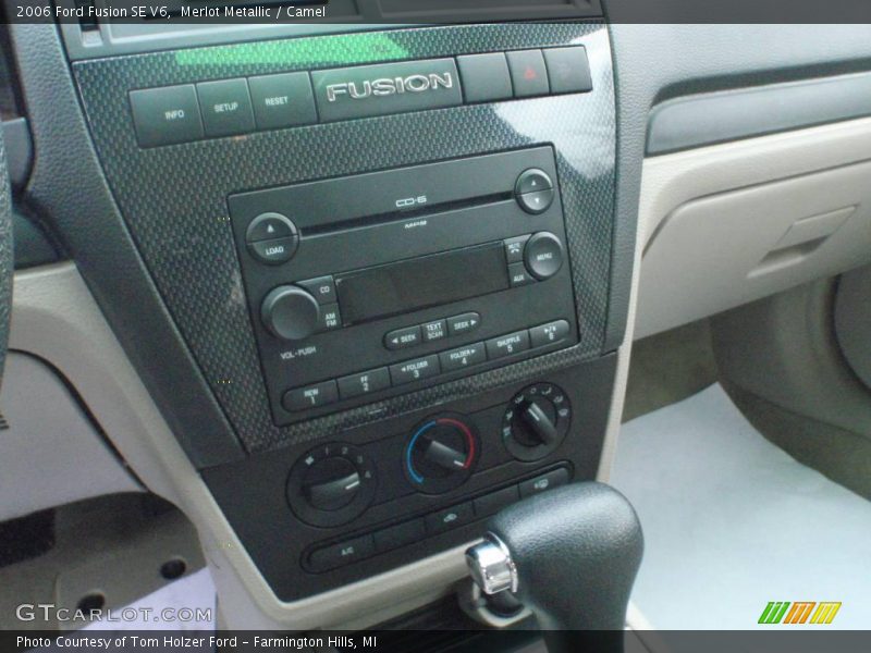 Merlot Metallic / Camel 2006 Ford Fusion SE V6