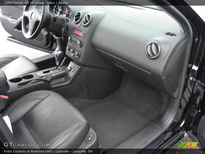 Black / Ebony 2006 Pontiac G6 V6 Sedan