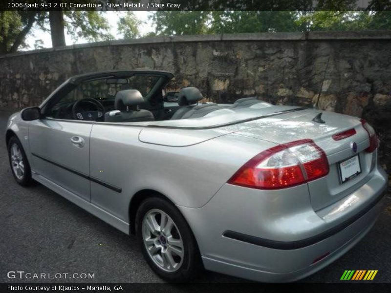 Silver Metallic / Slate Gray 2006 Saab 9-3 2.0T Convertible