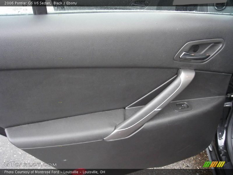 Black / Ebony 2006 Pontiac G6 V6 Sedan