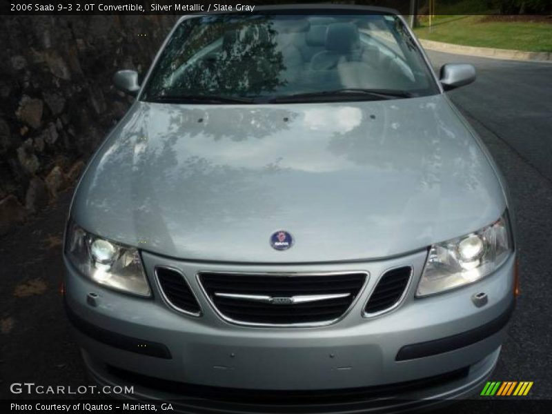Silver Metallic / Slate Gray 2006 Saab 9-3 2.0T Convertible