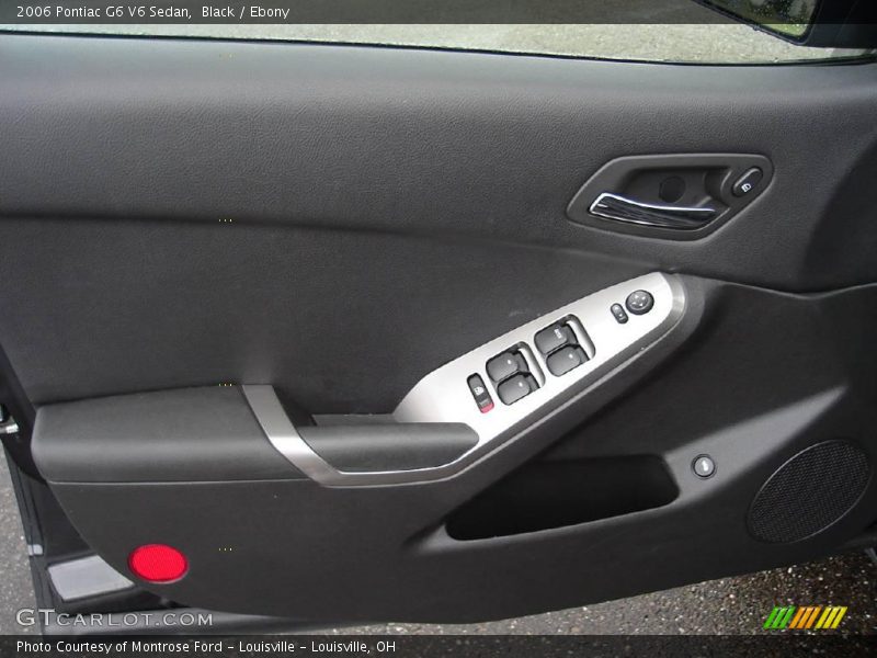 Black / Ebony 2006 Pontiac G6 V6 Sedan