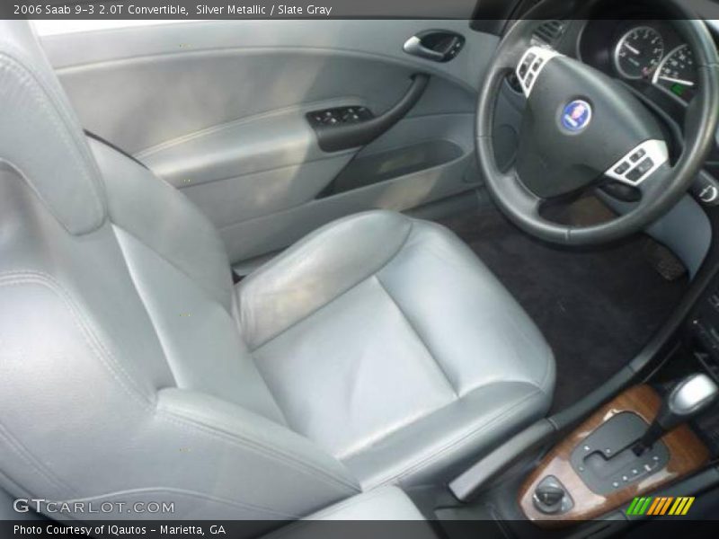 Silver Metallic / Slate Gray 2006 Saab 9-3 2.0T Convertible
