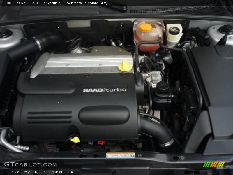 Silver Metallic / Slate Gray 2006 Saab 9-3 2.0T Convertible