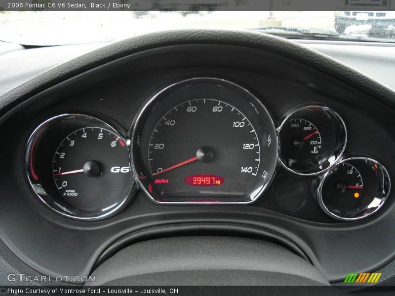 Black / Ebony 2006 Pontiac G6 V6 Sedan