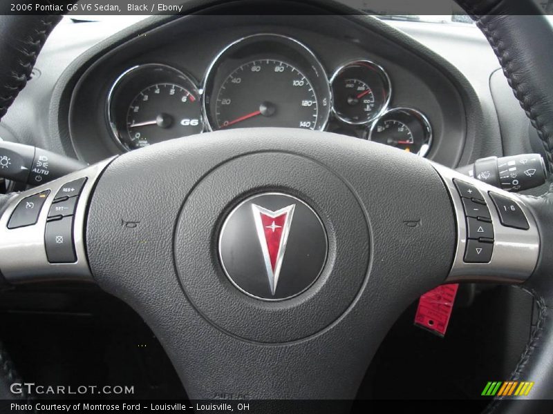 Black / Ebony 2006 Pontiac G6 V6 Sedan