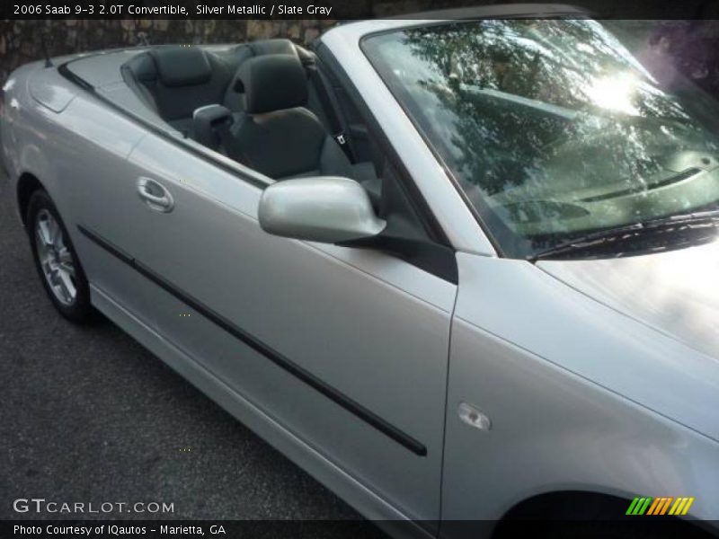 Silver Metallic / Slate Gray 2006 Saab 9-3 2.0T Convertible