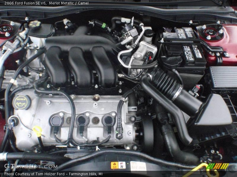 Merlot Metallic / Camel 2006 Ford Fusion SE V6