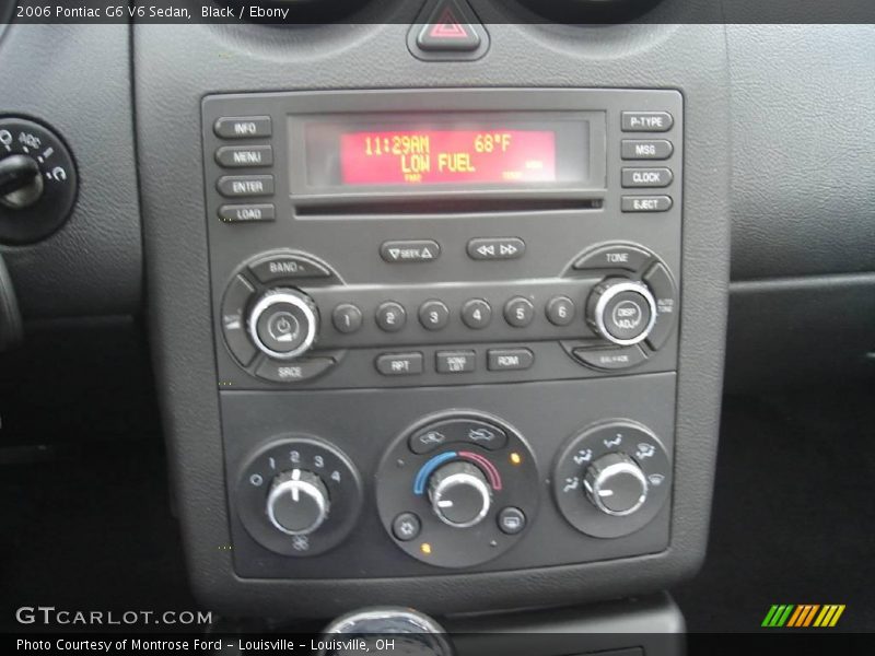 Black / Ebony 2006 Pontiac G6 V6 Sedan