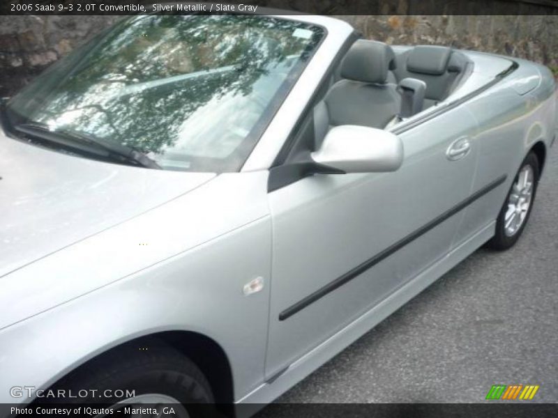 Silver Metallic / Slate Gray 2006 Saab 9-3 2.0T Convertible