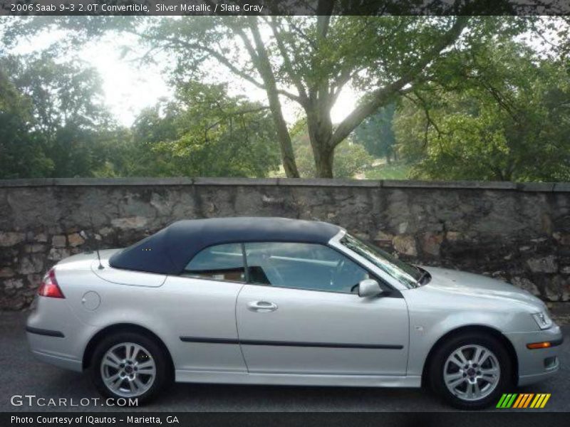 Silver Metallic / Slate Gray 2006 Saab 9-3 2.0T Convertible