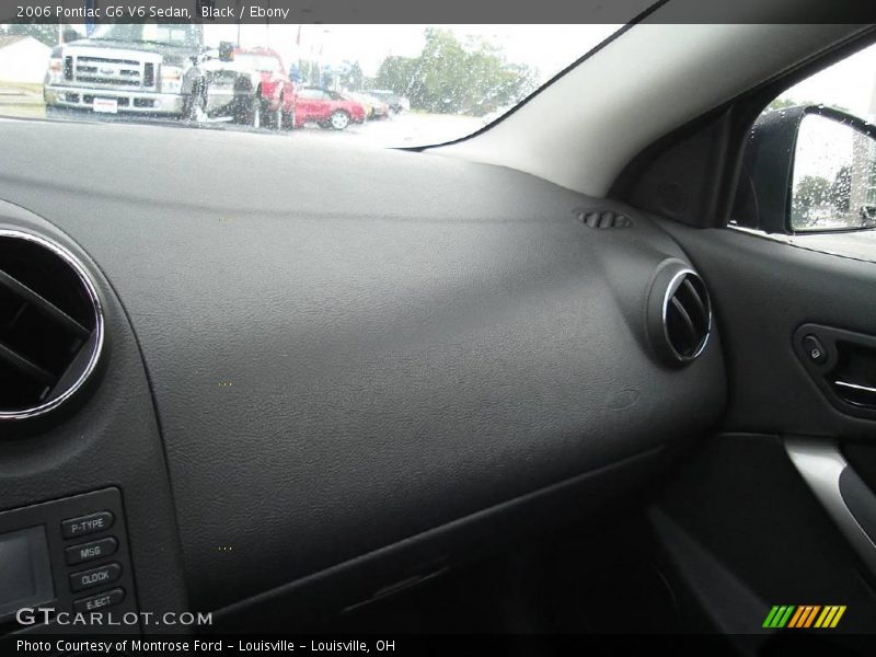 Black / Ebony 2006 Pontiac G6 V6 Sedan