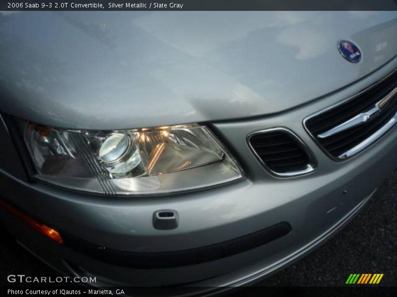 Silver Metallic / Slate Gray 2006 Saab 9-3 2.0T Convertible