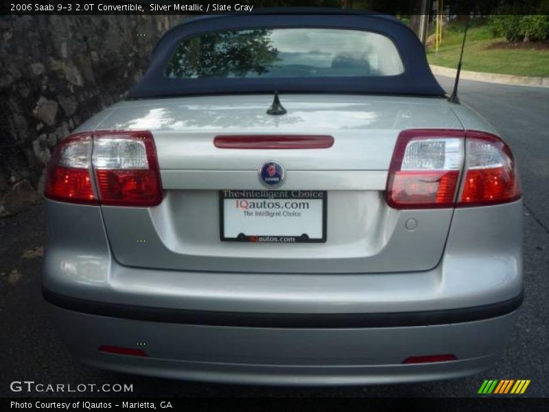 Silver Metallic / Slate Gray 2006 Saab 9-3 2.0T Convertible