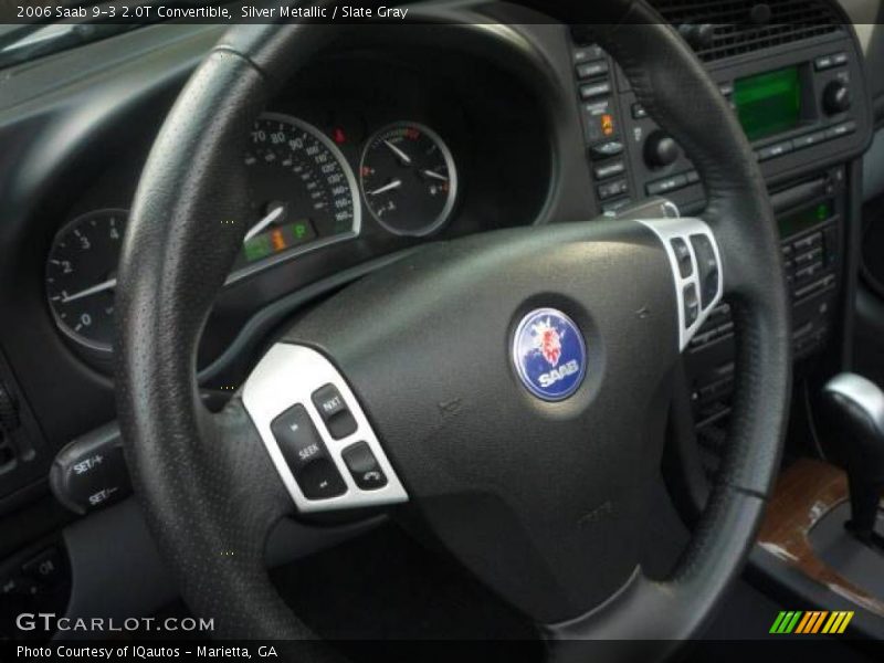 Silver Metallic / Slate Gray 2006 Saab 9-3 2.0T Convertible