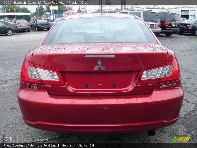 Rave Red Pearl / Medium Gray 2009 Mitsubishi Galant ES
