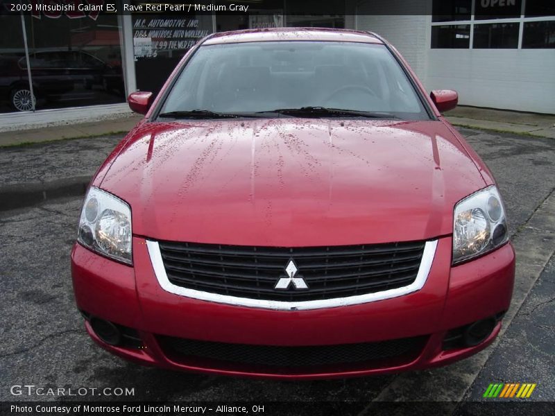 Rave Red Pearl / Medium Gray 2009 Mitsubishi Galant ES