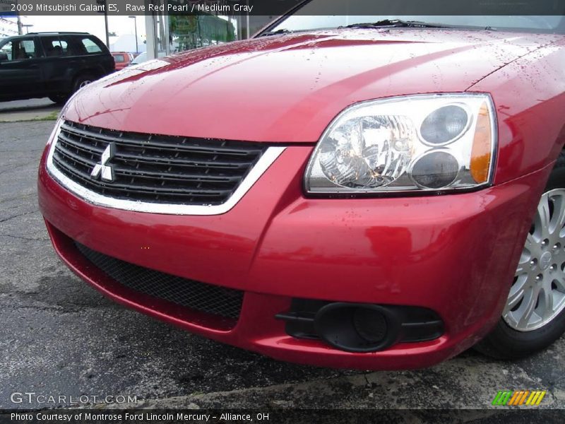 Rave Red Pearl / Medium Gray 2009 Mitsubishi Galant ES