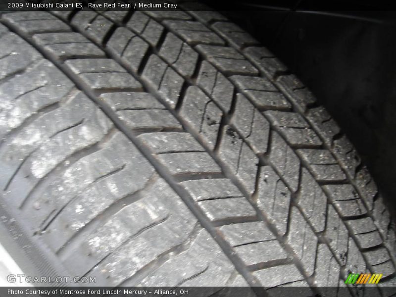 Rave Red Pearl / Medium Gray 2009 Mitsubishi Galant ES