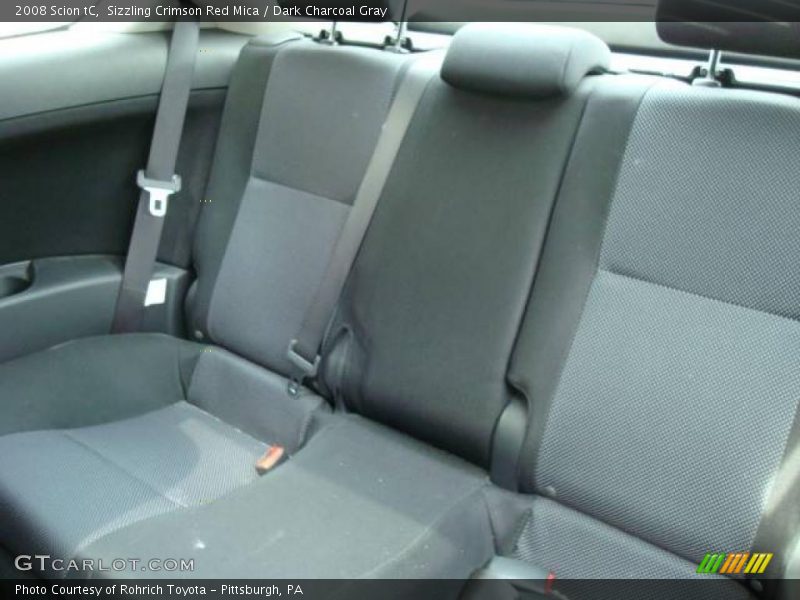 Sizzling Crimson Red Mica / Dark Charcoal Gray 2008 Scion tC