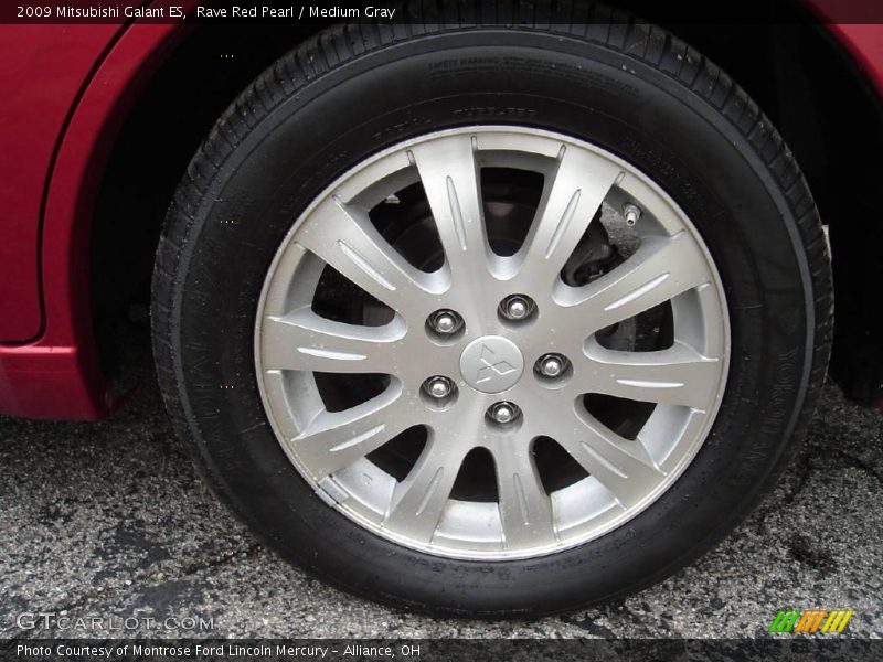 Rave Red Pearl / Medium Gray 2009 Mitsubishi Galant ES