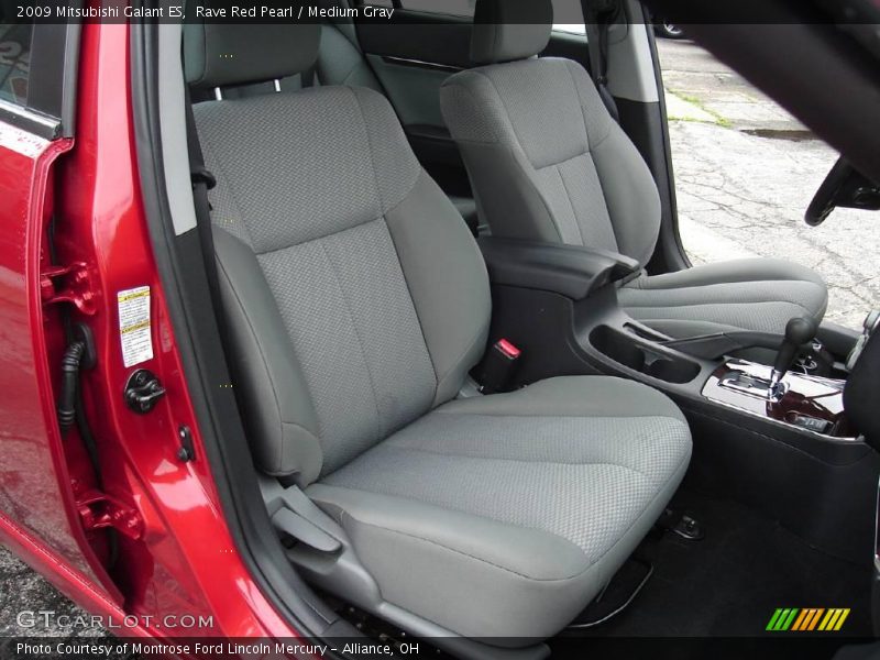 Rave Red Pearl / Medium Gray 2009 Mitsubishi Galant ES