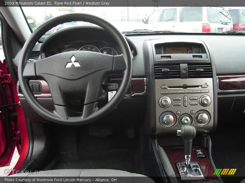 Rave Red Pearl / Medium Gray 2009 Mitsubishi Galant ES