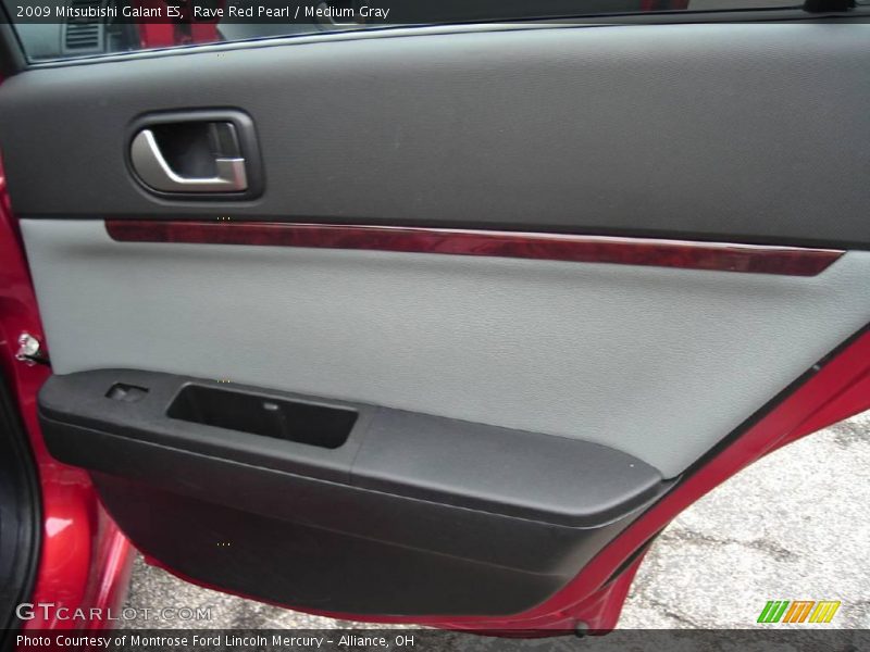 Rave Red Pearl / Medium Gray 2009 Mitsubishi Galant ES