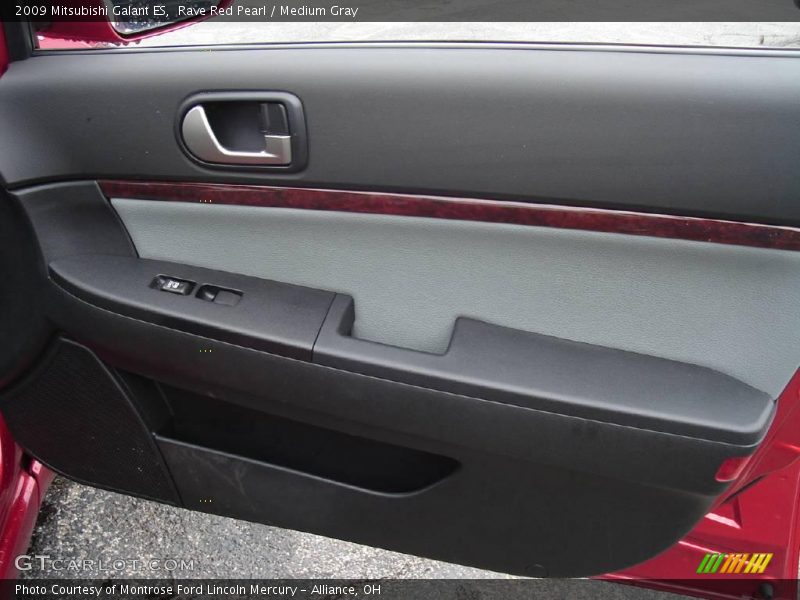Rave Red Pearl / Medium Gray 2009 Mitsubishi Galant ES