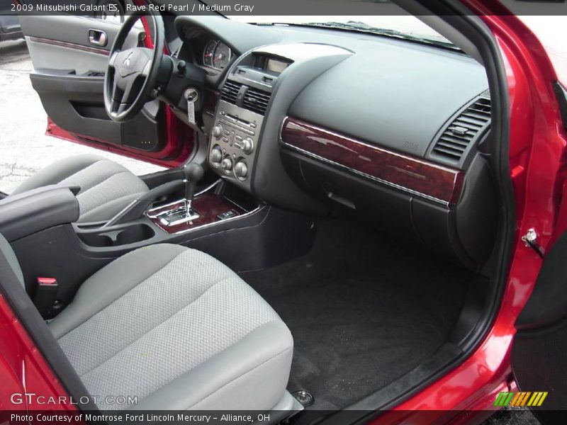 Rave Red Pearl / Medium Gray 2009 Mitsubishi Galant ES