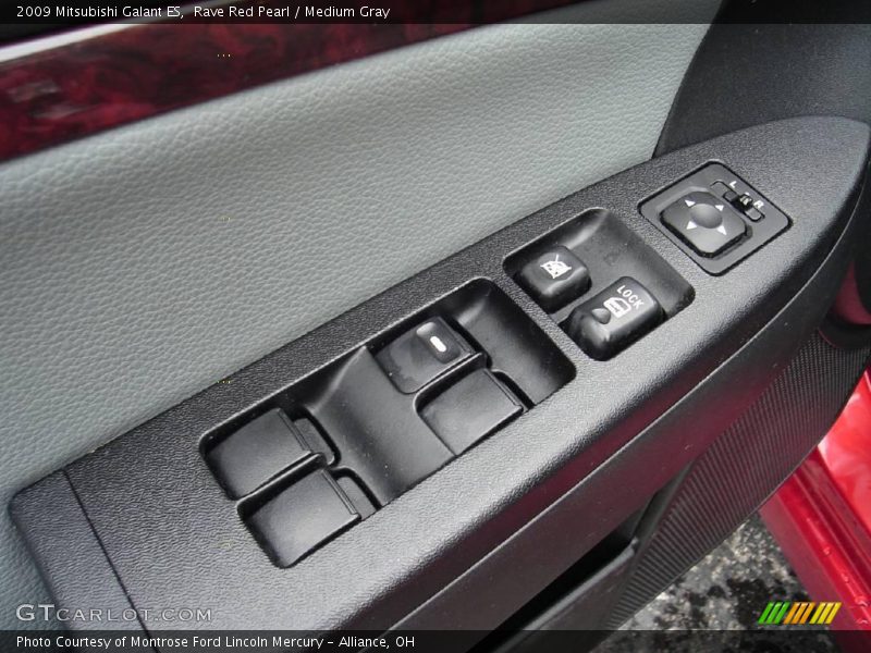 Rave Red Pearl / Medium Gray 2009 Mitsubishi Galant ES