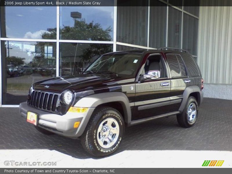 Black / Medium Slate Gray 2006 Jeep Liberty Sport 4x4