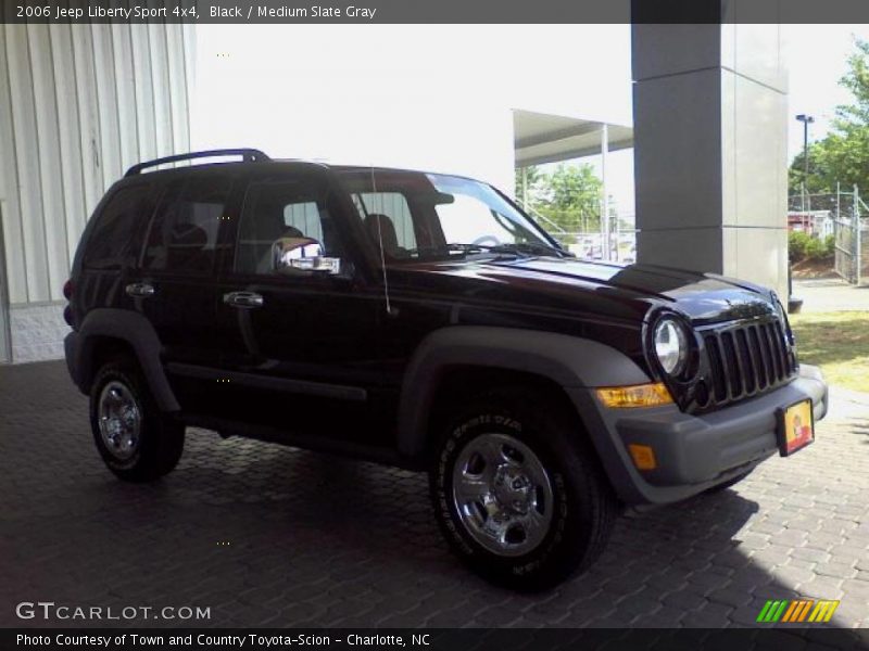 Black / Medium Slate Gray 2006 Jeep Liberty Sport 4x4