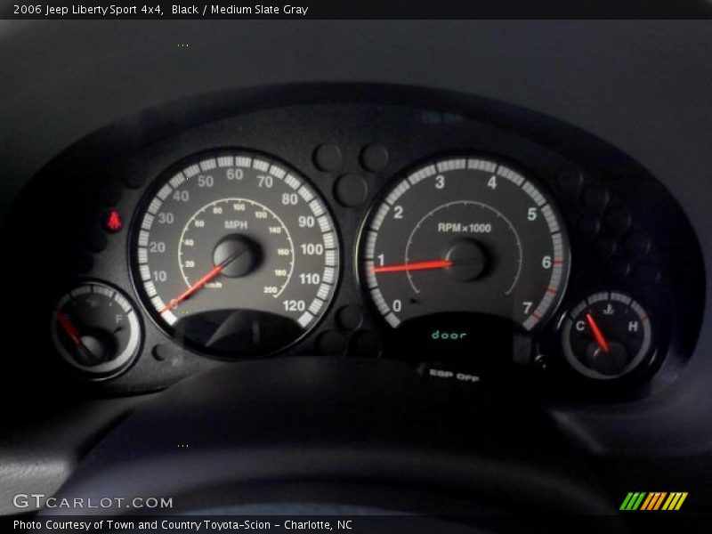 Black / Medium Slate Gray 2006 Jeep Liberty Sport 4x4