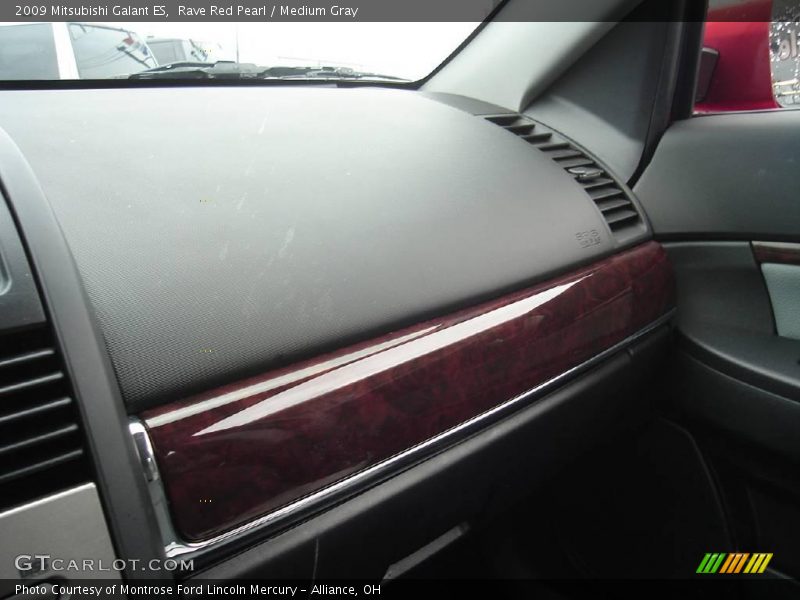 Rave Red Pearl / Medium Gray 2009 Mitsubishi Galant ES