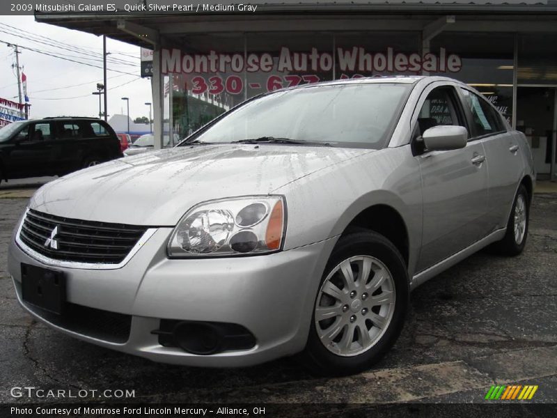 Quick Silver Pearl / Medium Gray 2009 Mitsubishi Galant ES