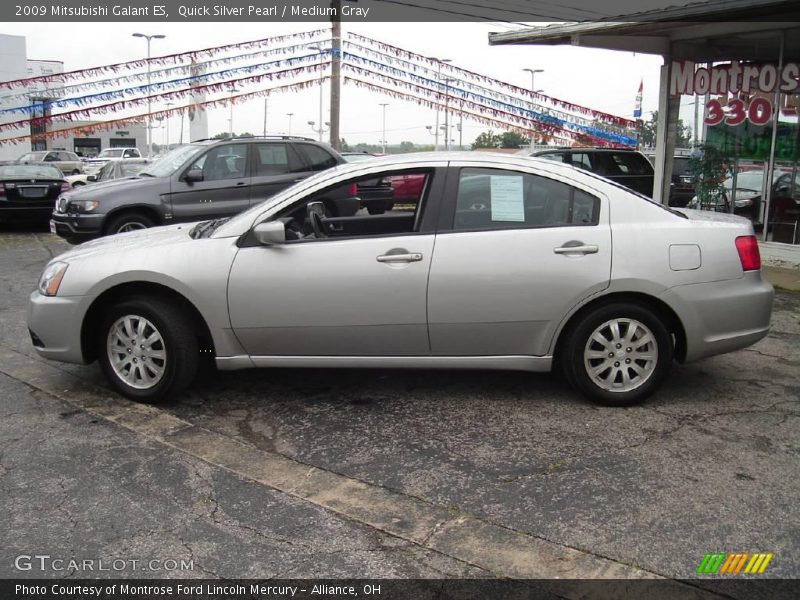 Quick Silver Pearl / Medium Gray 2009 Mitsubishi Galant ES