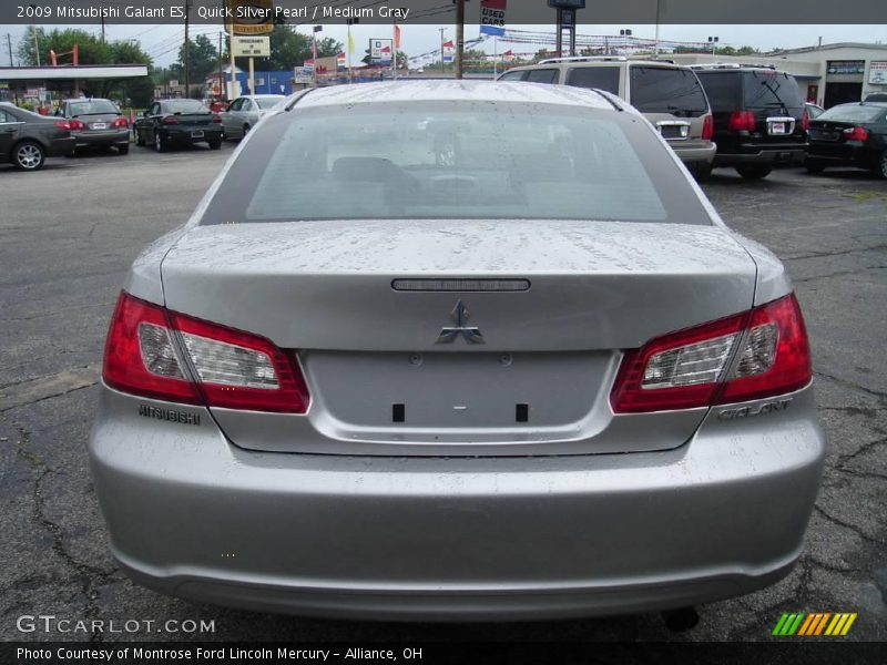 Quick Silver Pearl / Medium Gray 2009 Mitsubishi Galant ES