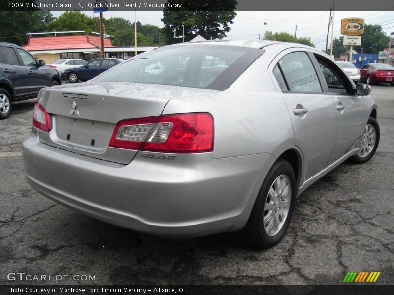 Quick Silver Pearl / Medium Gray 2009 Mitsubishi Galant ES