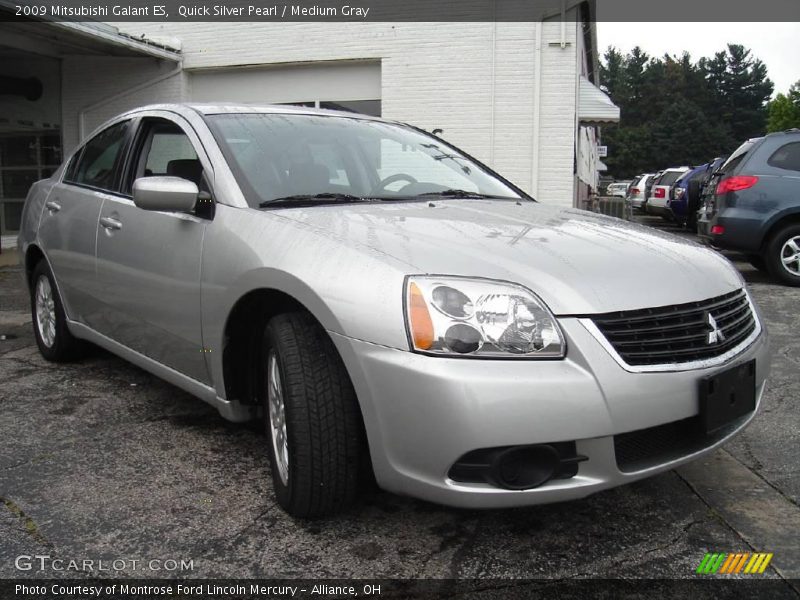 Quick Silver Pearl / Medium Gray 2009 Mitsubishi Galant ES