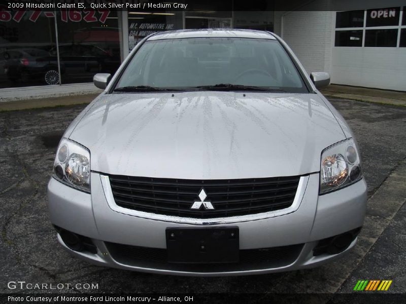 Quick Silver Pearl / Medium Gray 2009 Mitsubishi Galant ES