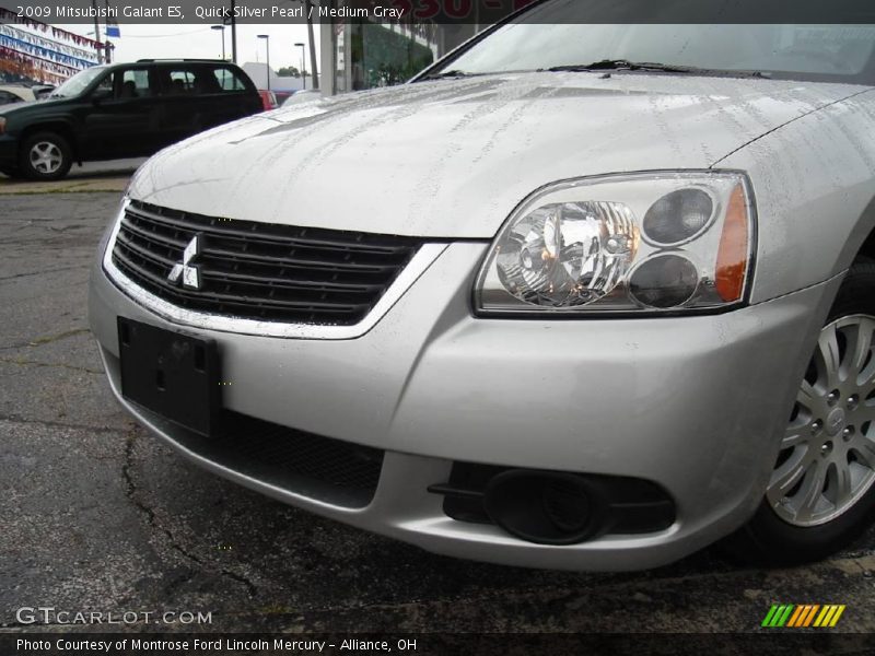 Quick Silver Pearl / Medium Gray 2009 Mitsubishi Galant ES